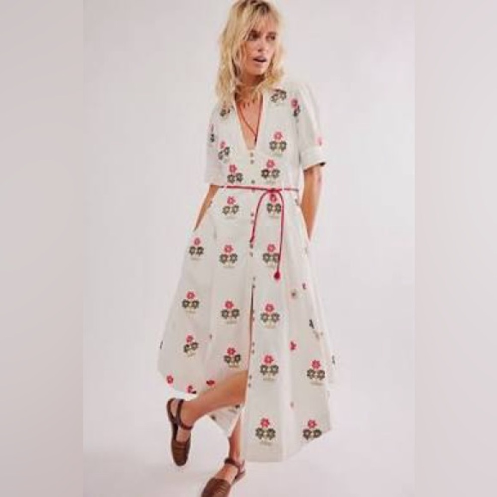 Free People Piru Midi Dress - XL